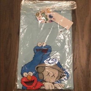 Uniqlo x kaws x Sesame Street Tshirt.